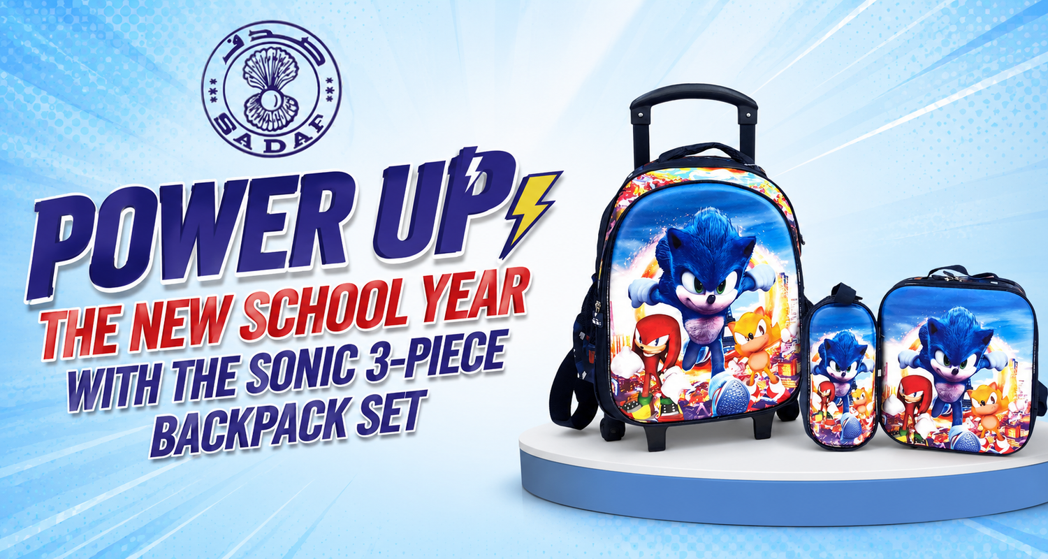Power Up the New School Year with the Sonic 3-Piece Backpack Set