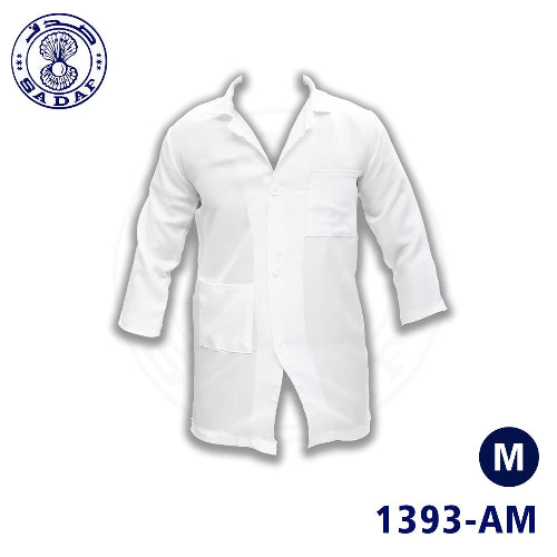Sadaf White Coat Adult M Pvc Box.
