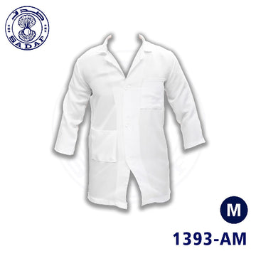 Sadaf White Coat Adult M Pvc Box.