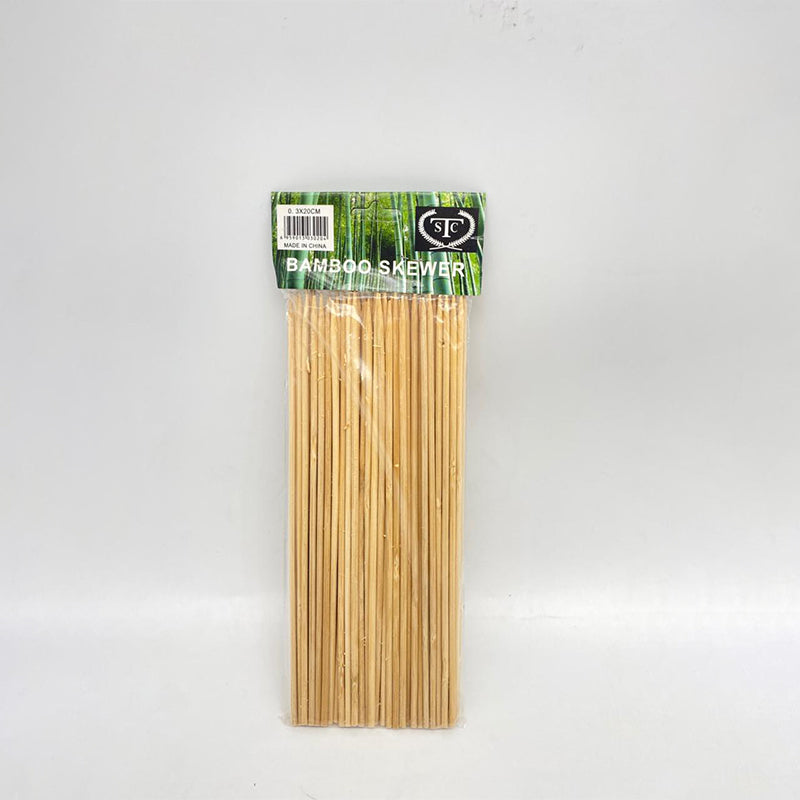 Bamboo Skewers 3mm x 20cm – Pack of 20