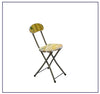 Wooden Folding Chair – Round Shape