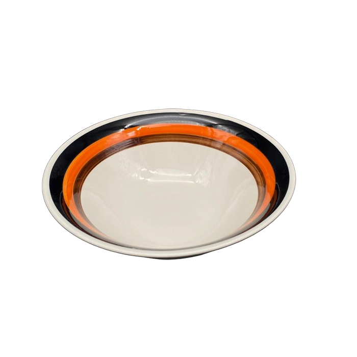 CERAMIC BOWL COLORED 7inch