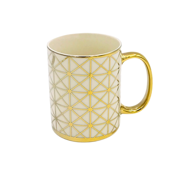 CERAMIC CUP GOLD CUBE