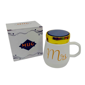 CERAMIC MUG W/COVER-CH110-60