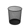 DUST BIN METAL MEDIUM BLK/SLVR KD5002