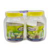 HOMECARE PET JAR ROUND JAR 750ML X 2PCS