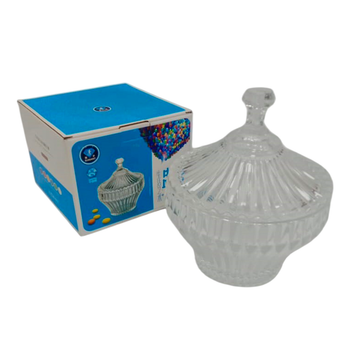 JZ-1352L - GLASS BOWL W/COVER