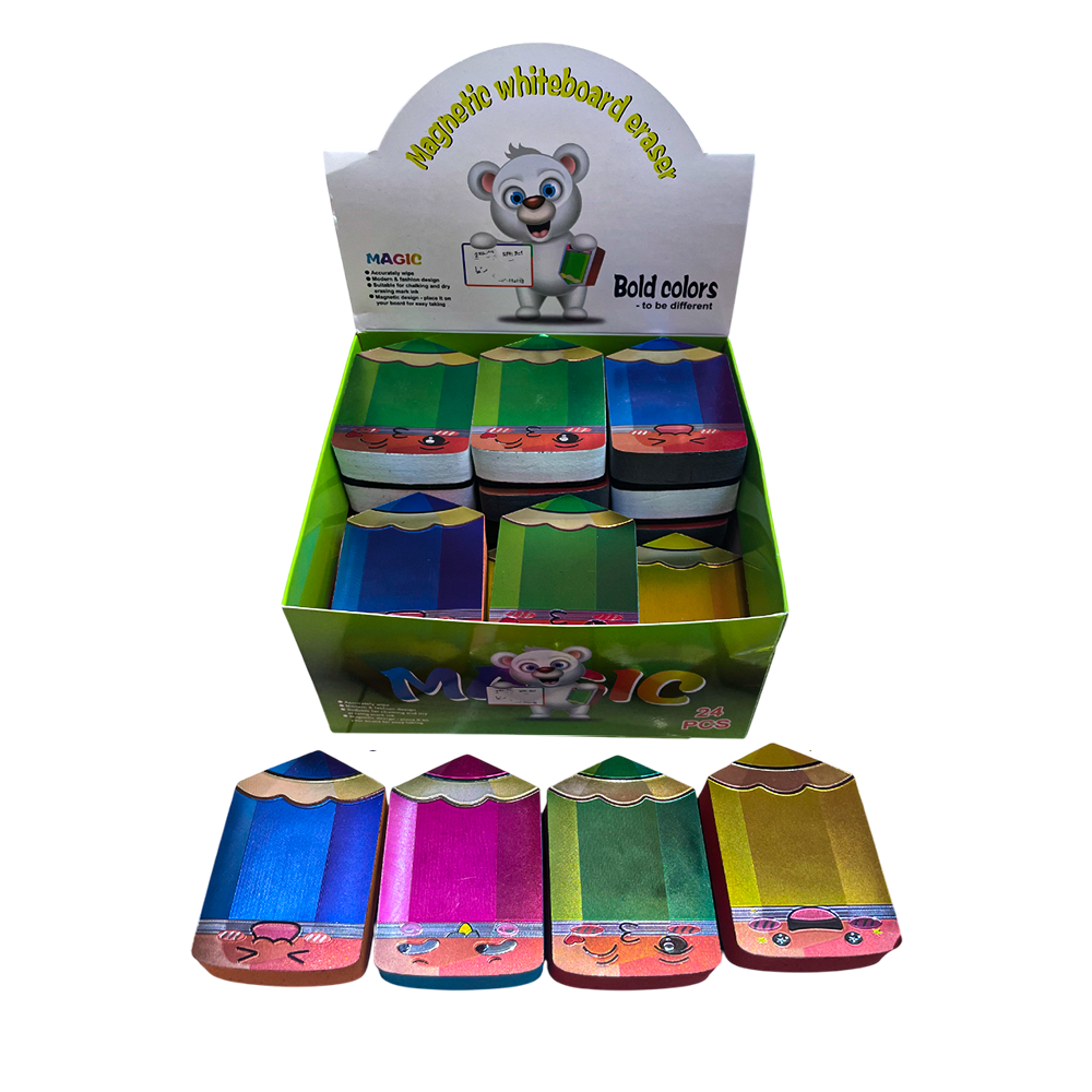 منفضة السبورة المغناطيسية - على شكل قلم رصاص