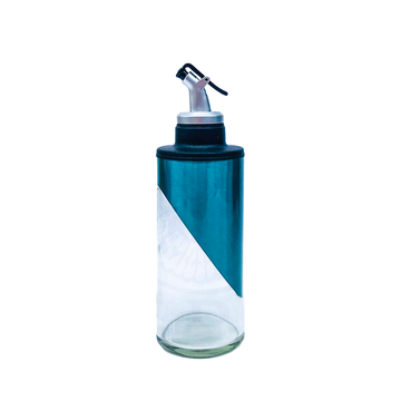 METAL&GLASS OIL BOTTLE