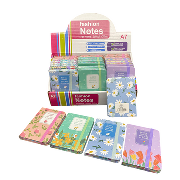 NOTEBOOK W/STRAP A6 96'S (1x24)