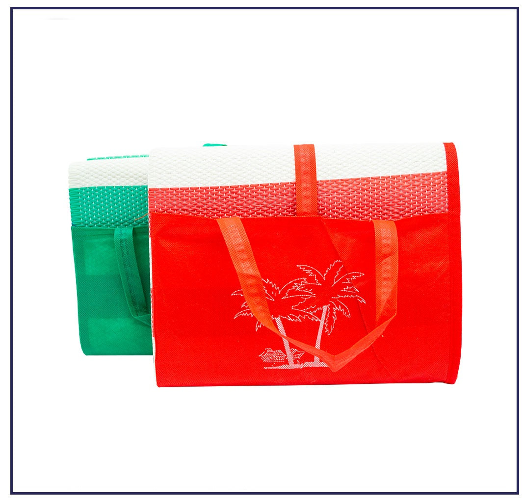 Plastic Beach Mat 90 x 170 cm – Mixed Colors