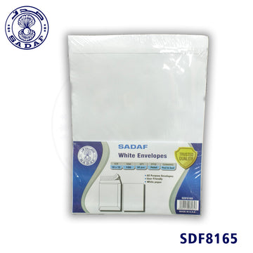 SADAF ENVELOPES 100GSM WHITE 12X16 -A3 (1X50PKT)