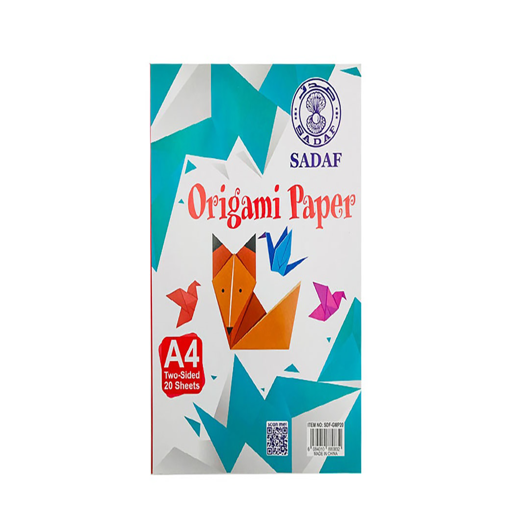 Sadaf Origami Paper Book A4 20sheet 10 Colour Pd-106