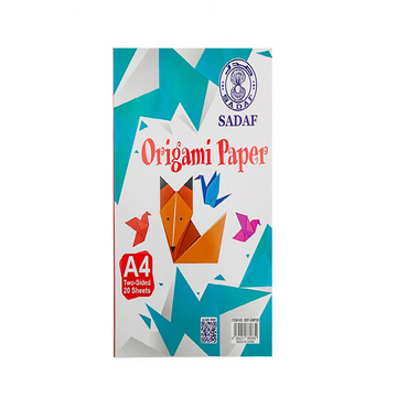 Sadaf Origami Paper Book A4 20sheet 10 Colour Pd-106
