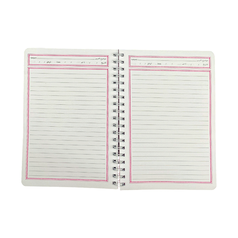 Sadaf Light Cover Omani Size Notebook – 25x17cm, 100 Sheets, Single Line