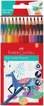 Faber-Castell 24 Pieces Color Pencil Set Multicolour