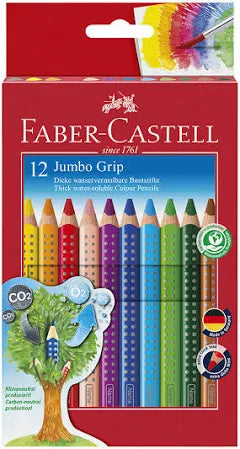 Faber-Castell Jumbo Colour Pencil Multicolour 12 Pieces-111622