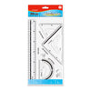 Keyroad KR972988 30cm Duo-Graduation Plastic Ruler Set – 4pcs – Sharjah