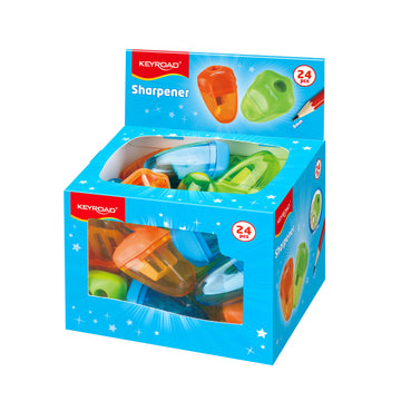 Keyroad Star Shape 1-Hole Sharpener – 24pcs Window Box (KR970972)