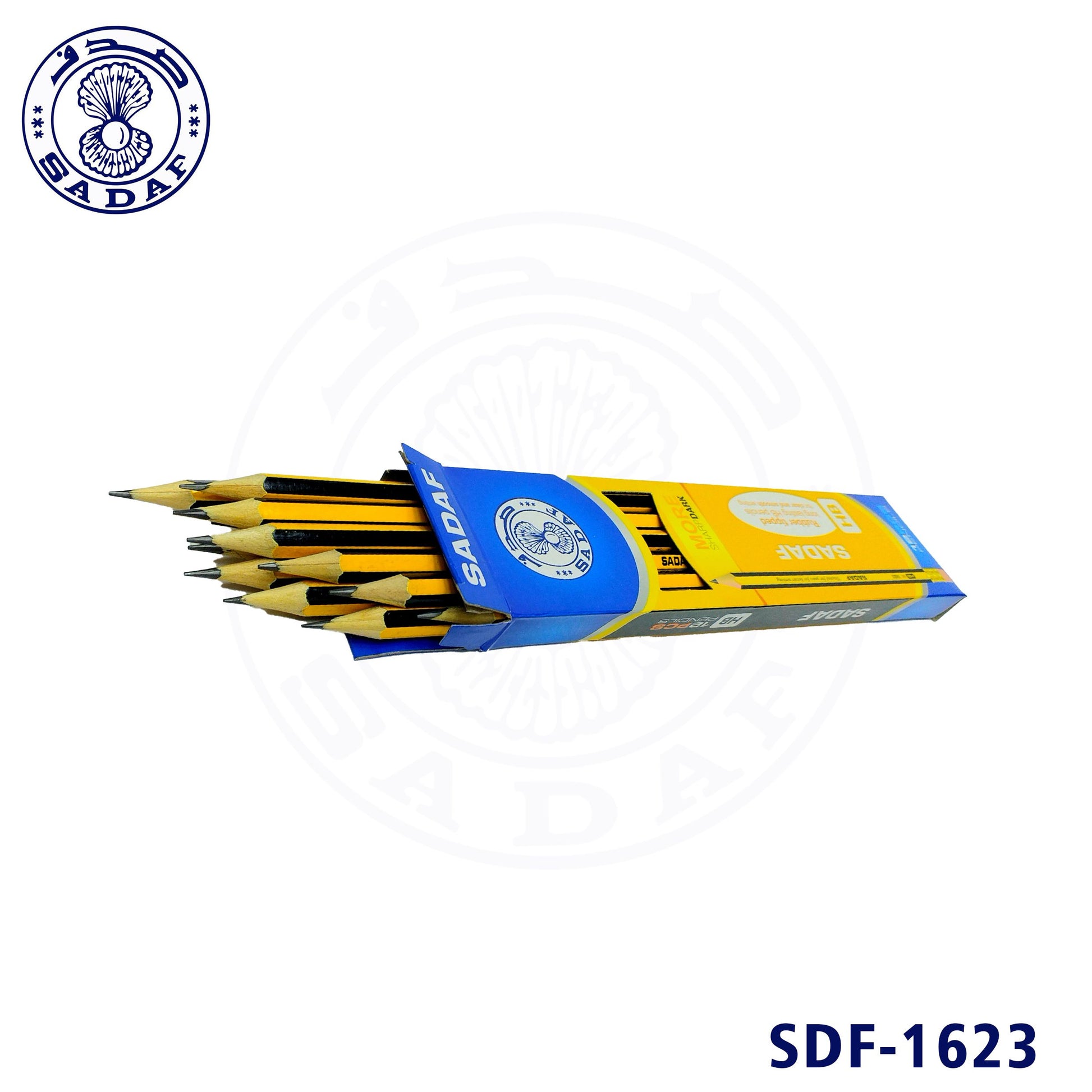 sadaf-1623-pencil-more-sharp-dark-yellow