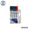 sadaf-4pcs-5mm-white-board-marker-blbkrdgn-chisel-tip