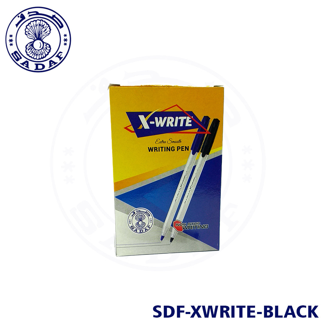 sadaf-ball-pen-1mm-x-write-50pcsin-box-black