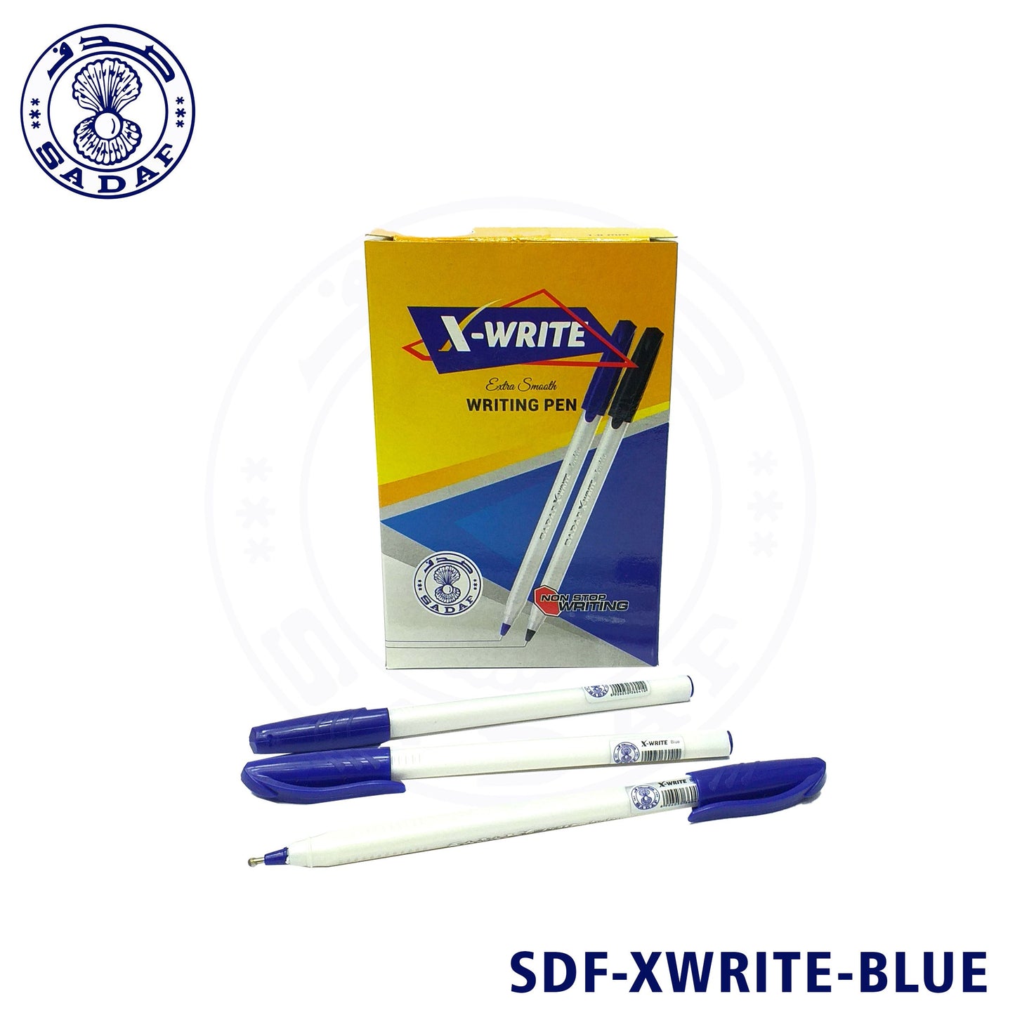 sadaf-ball-pen-1mm-x-write-50pcsin-box-blue