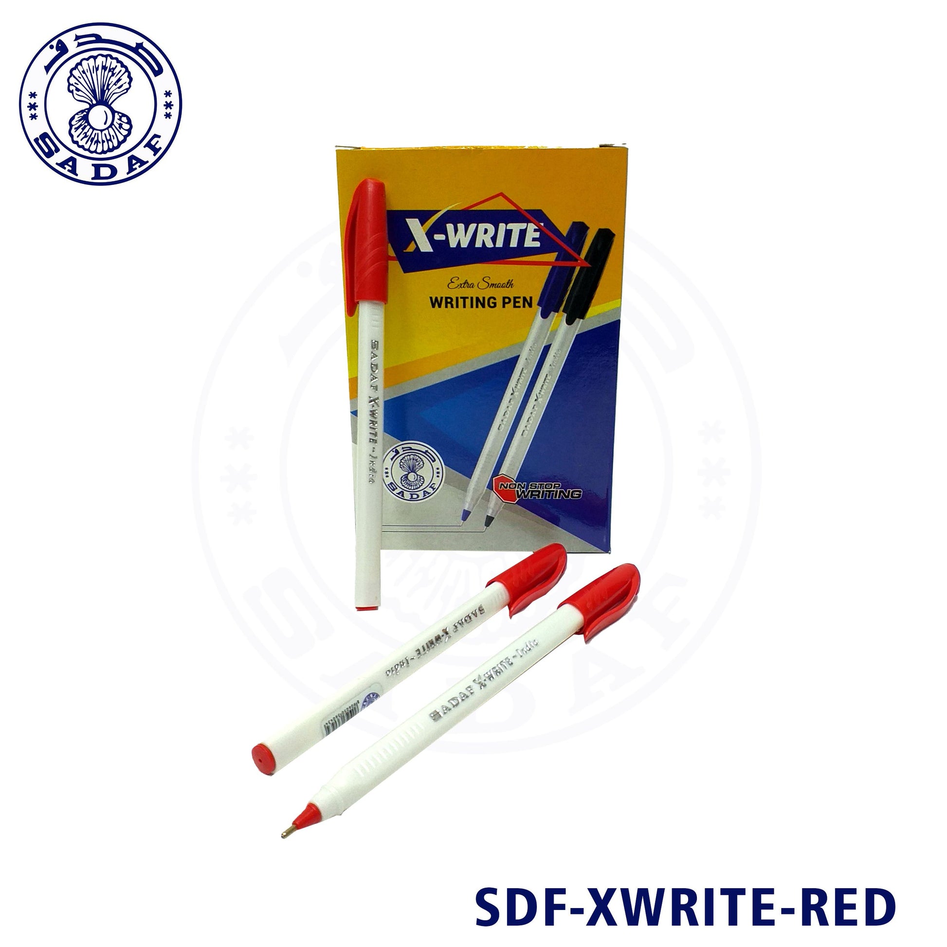 sadaf-ball-pen-1mm-x-write-50pcsin-box-red