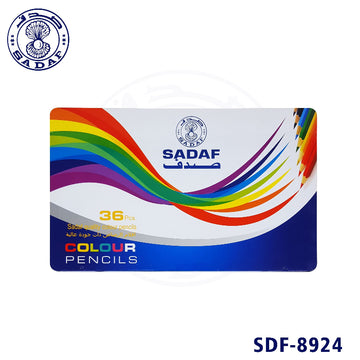 sadaf-color-pencil-36pcs-box-flat-tin-pack