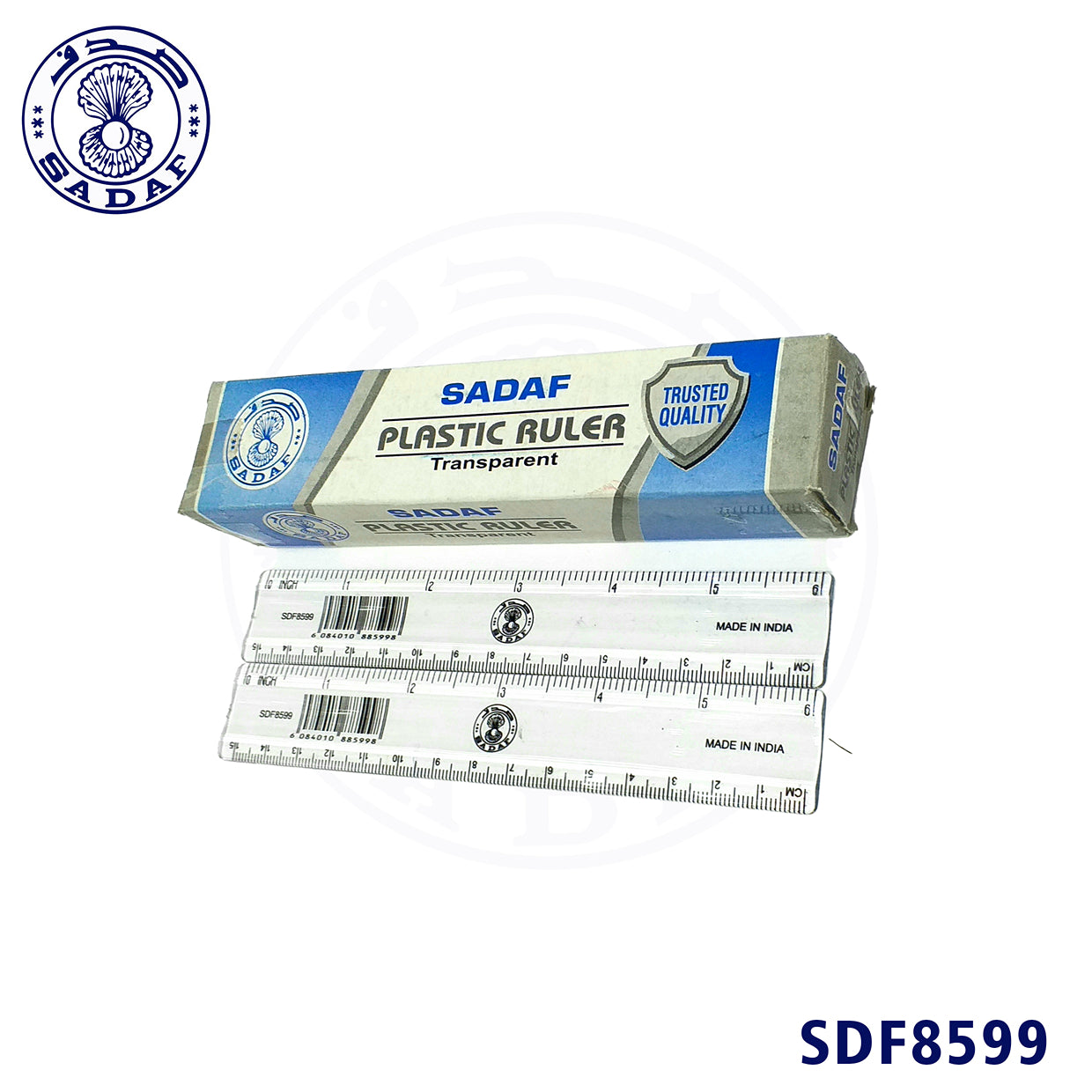sadaf-plastic-clear-ruler-15cm
