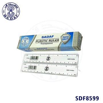 sadaf-plastic-clear-ruler-15cm