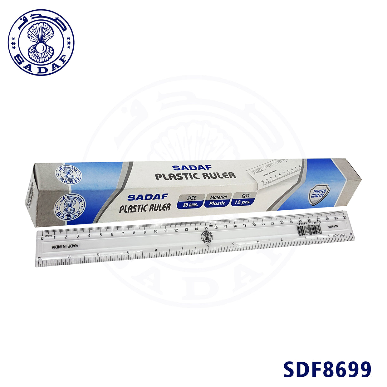 sadaf-plastic-clear-ruler-30cm
