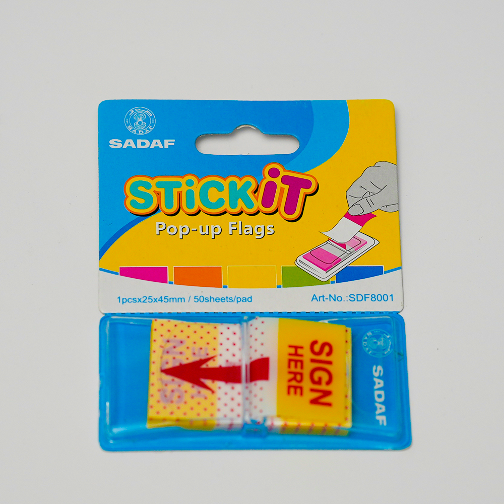 SADAF POP-UP FILM INDEX, 25X45MM, 50 SHEESTS/PAD