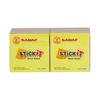 SADAF STICKY NOTES 75X75MM(3X3IN) ASSTD. COL 20SH/CL