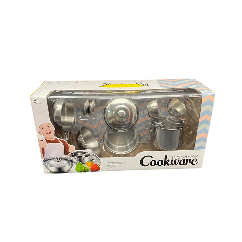 stainless steel kitchen set toy
