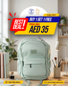 Mint Green Casual Backpack - Buy 1 Get 1 Free