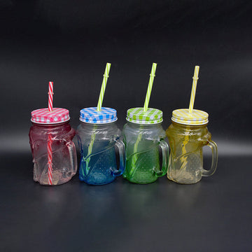Glass Mug with Straw – Reusable Drinkware