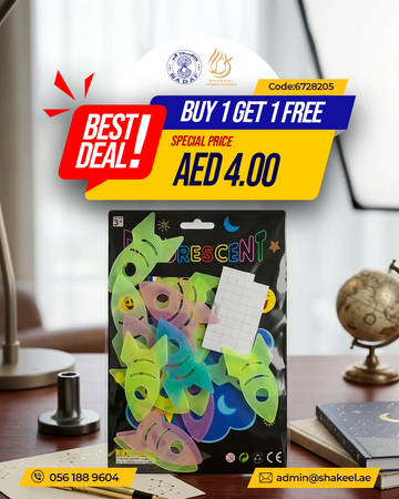 Fluorescent Glow-in-the-Dark Stickers - Buy 1 Get 1 Free