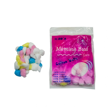 Cotton Balls 50 Pieces per Pack – Mixed Colours (Model PD-152)