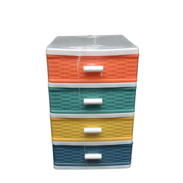 Plastic 4-Layer Drawer Box – Kitchenware Storage Organizer