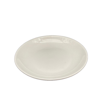 CERAMIC PLATE 8inch ROUND WHITE