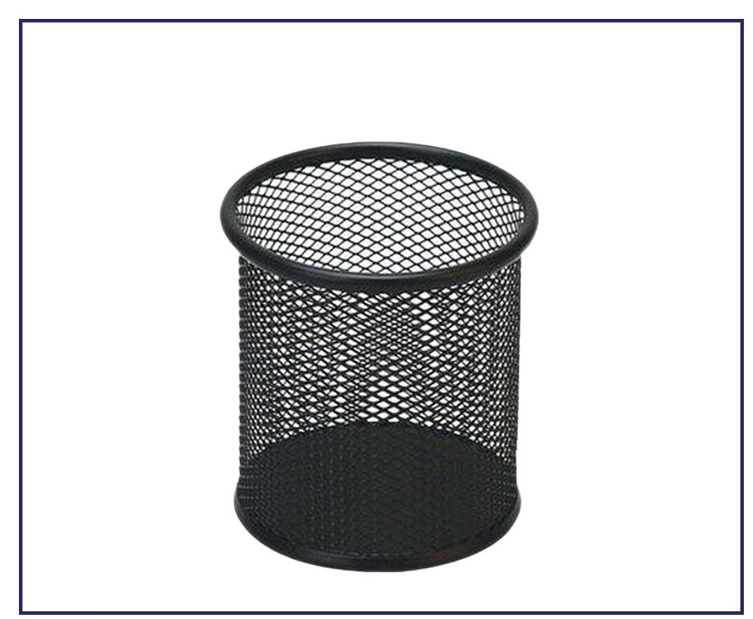Metal Mesh Pen Holder – Desk Organizer for Office & School