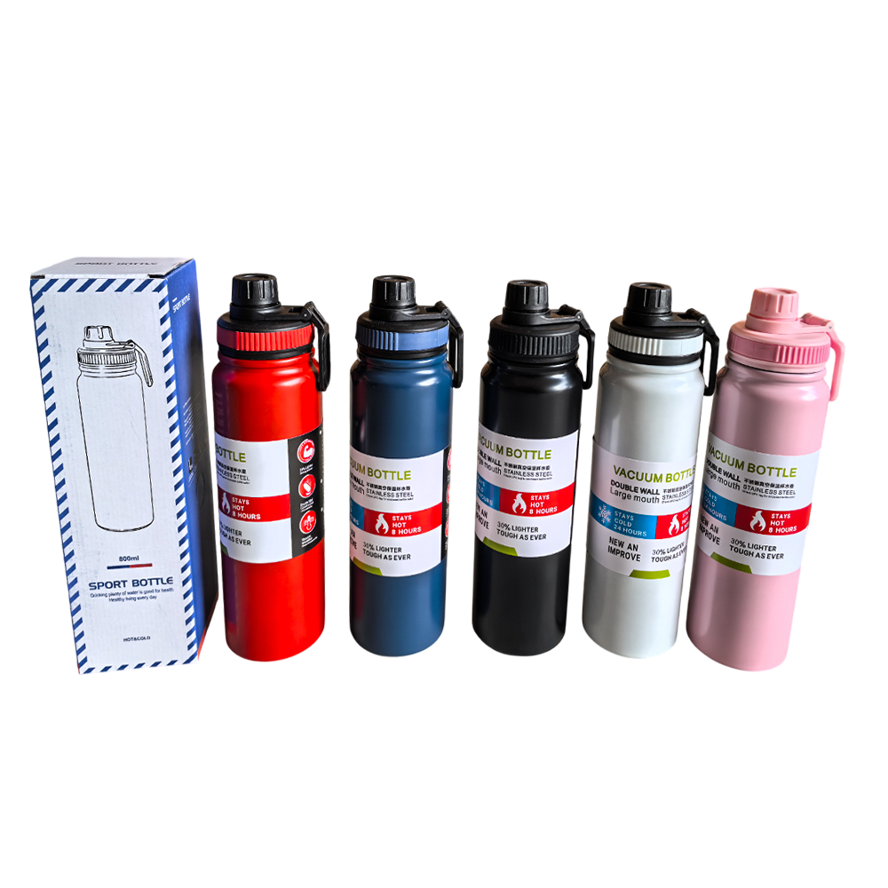 800ml Vacuum Cup (8064) | Insulated Flask with Color Box Packaging ...