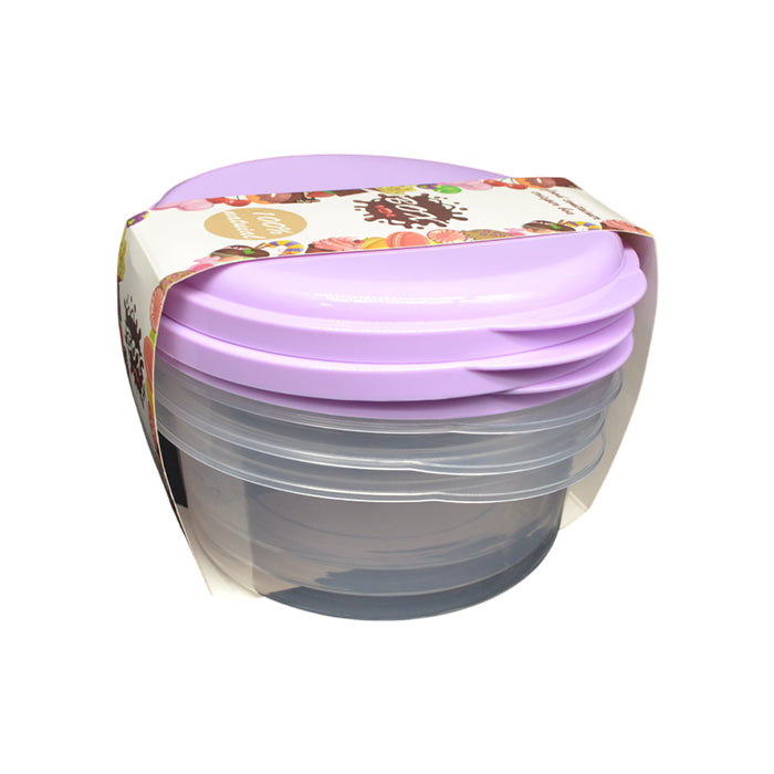 Plastic Fresh Box Set – 3 Pieces Airtight Food Storage Containers