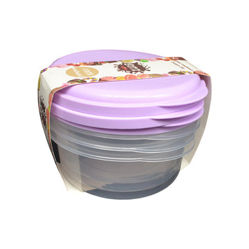 Plastic Fresh Box Set – 3 Pieces Airtight Food Storage Containers
