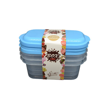 Plastic Fresh Box 3-Piece Set – Airtight Food Storage Containers