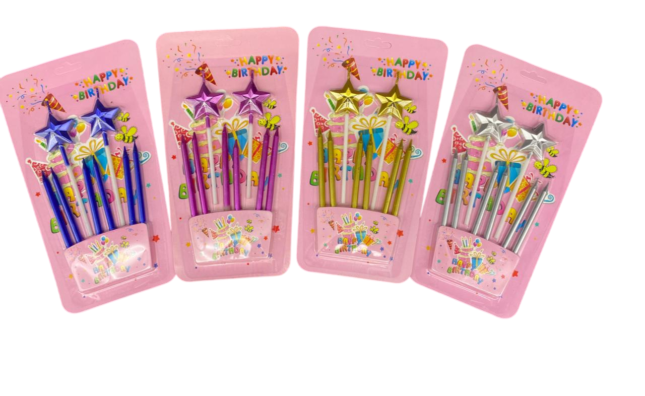 Birthday Candle Mix – Multicolor Pack