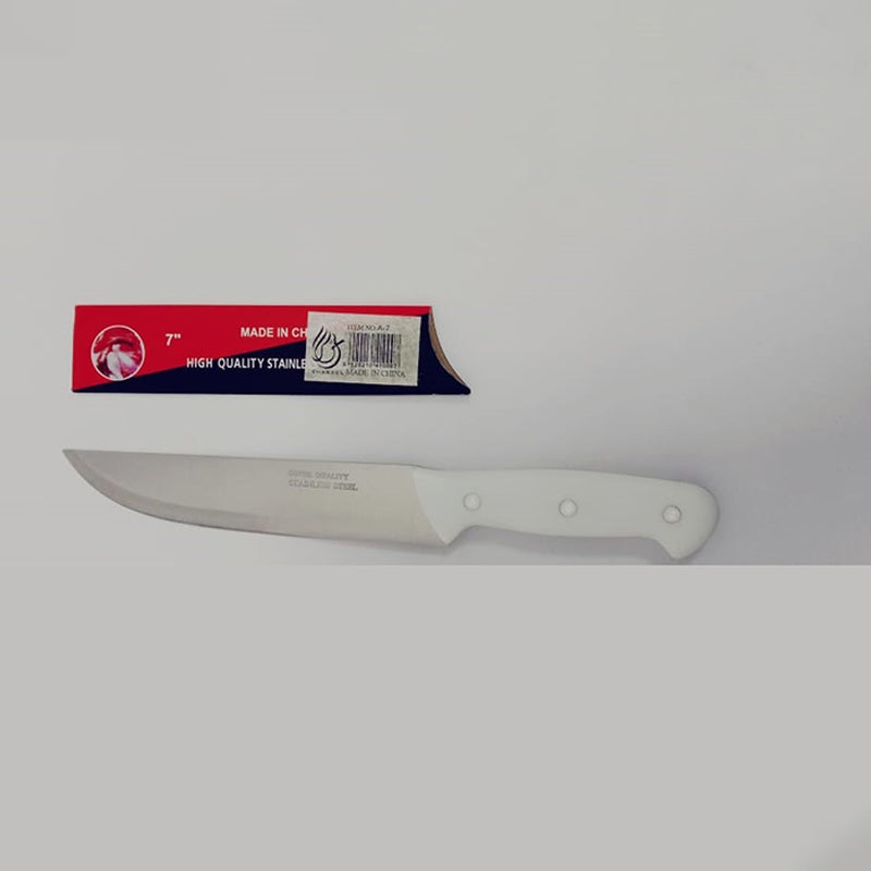 FRUIT KNIFE 7inch W/PLASTIC HANDLE