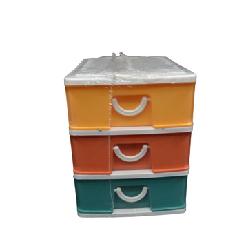 3-Layer Plastic Drawer Box