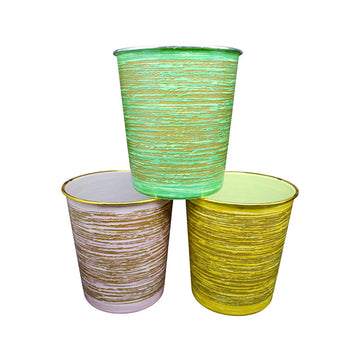 Homecare Printed Plastic Dustbin – Durable and Stylish